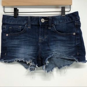 Express Distressed Denim Shorts